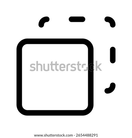 Outline copy icon to duplicate, clone, or paste content