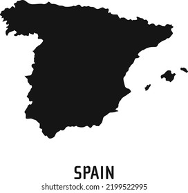 El esquema del país España.