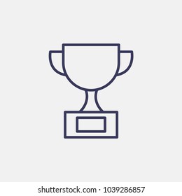 Outline cup icon illustration vector symbol