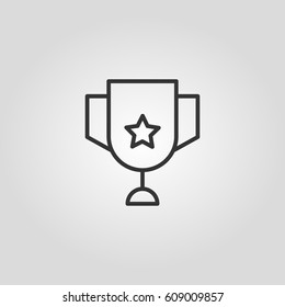 Outline Cup  web icon ilustration  vector symbol