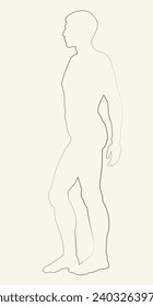 Esbozo de tinta oscura mano dibujada 1 elegante lindo brazo maniquí hombro conjunto de ejercicios diseño de línea de arte retro estilo de impresión de dibujos animados. Cerrar el espacio de texto del concepto del emblema del retrato de belleza