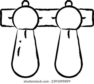 Esquema Decoración ilustración vectorial de luz dibujada a mano