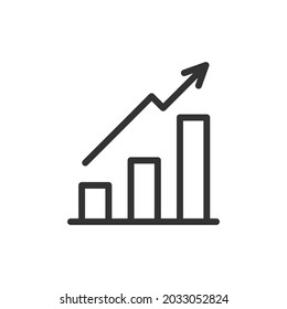 Esquema del diseño del icono de análisis. Símbolo premium para interfaz de usuario, aplicación y web. Objeto de trazo vectorial. Icono de línea de análisis perfecto.