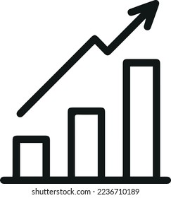 Outline design of analytics icon. Premium symbol for UI, app and web. Vector stroke object. Perfect analytics line icon.