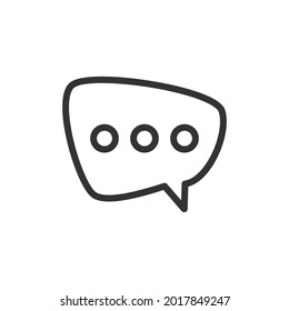 Esquema del diseño del icono de comunicación. Símbolo premium para interfaz de usuario, aplicación y web. Objeto de trazo vectorial. Icono de línea de comunicación perfecta.