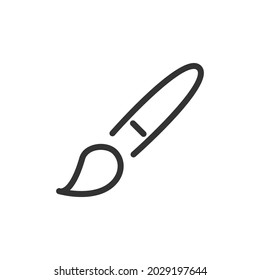 Outline design of draw icon. Premium symbol for UI, app and web. Vector stroke object. Perfect draw line icon.