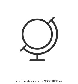 Outline design of global icon. Premium symbol for UI, app and web. Vector stroke object. Perfect global line icon.