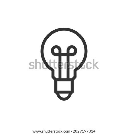 Outline design of idea icon. Premium symbol for UI, app and web. Vector stroke object. Perfect idea line icon.