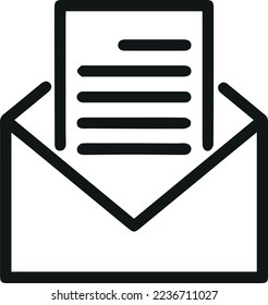 Umrissdesign des Nachrichtensymboles. Premium-Symbol für UI, App und Web. Vektorhub-Objekt. Perfektes Nachrichtenzeilensymbol.