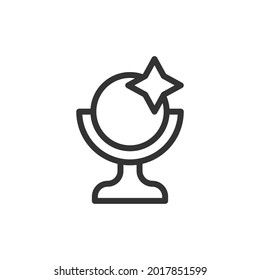 Outline design of mirror icon. Premium symbol for UI, app and web. Vector stroke object. Perfect mirror line icon.