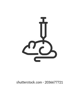 Outline design of scince icon. Premium symbol for UI, app and web. Vector stroke object. Perfect scince line icon.