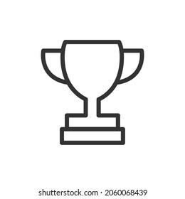 Outline design of success icon. Premium symbol for UI, app and web. Vector stroke object. Perfect success line icon.