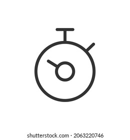 Esquema del diseño del icono de administración de tiempo. Símbolo premium para interfaz de usuario, aplicación y web. Objeto de trazo vectorial. Icono de línea de administración de tiempo perfecto.