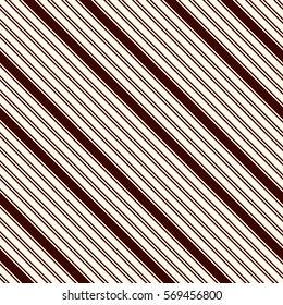 Outline diagonal stripes abstract background. Thin slanting line wallpaper. Seamless pattern with simple classic motif. Digital paper for scrapbook, textile print, page fill. Vector illustration