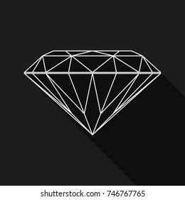 The Outline Of The Diamond.