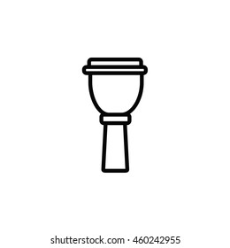 Outline Djembe Icon