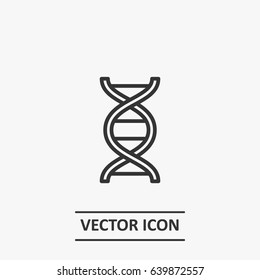 Outline Dna  icon illustration vector symbol