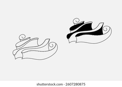 Outline Doodle Vector Image for any size ideal for advertising and posters, personal project or t-shirts, mugs, books, logos, etc.
