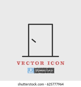 Outline  door icon illustration vector symbol