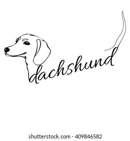 7,798 Dachshund outline Images, Stock Photos & Vectors | Shutterstock