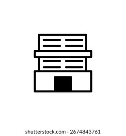 Un esquema que ilustra una configuración de servidor, central para las redes informáticas y la infraestructura de datos. La Imagen evoca conceptos de almacenamiento de información, seguridad digital y
