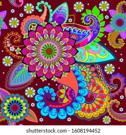  Outline drawing of oriental patterns in a beautiful design on a separate background.