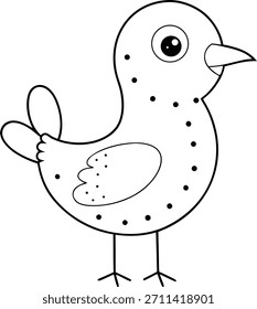 Dibujo de un pájaro Pequeño
