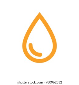Outline drop icon