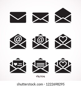 	
Outline email icon isolated on grey background. Open envelope pictogram. Line mail symbol for website design, mobile application, ui. Editable stroke. Vector illustration. Eps10