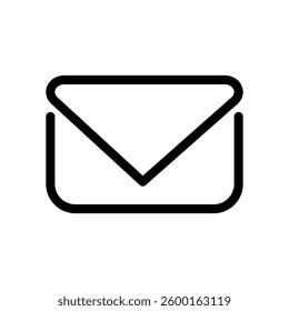 Outline Email Icon, email line icon, envelope icon vector on white background