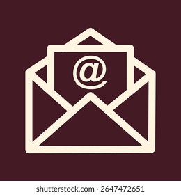 Outline email trendy vector art design superb amazing colorful useful illustration.eps
