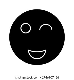 Esbozar el vector de emoticonos sobre fondo blanco