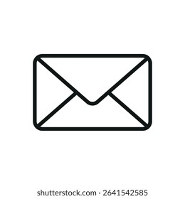 Outline envelope icon perfect for apps, web contact forms, or modern messaging visuals.