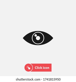 Outline eye icons. Open eyes images  eye shapes with eyelash. Vector illustration EPS10