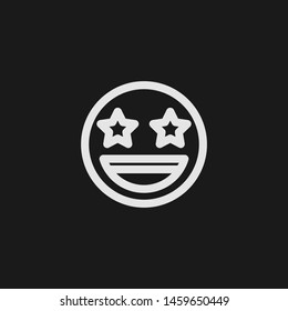 Outline famous vector icon. Famous illustration for web, mobile apps, design. Famous vector symbol.
