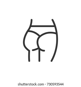 Outline figure  icon illustration vector symbol