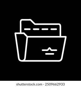 LOGOTIPO DE ARCHIVOS DE ESQUEMA EN FONDO NEGRO