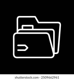 LOGOTIPO DE ARCHIVOS DE ESQUEMA EN FONDO NEGRO