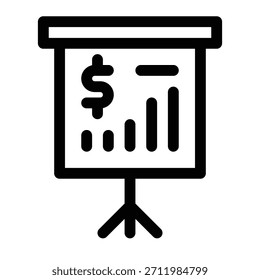 Ícone de relatório financeiro de estrutura de tópicos para demonstrativo, auditoria, saldo e resumo de dados.