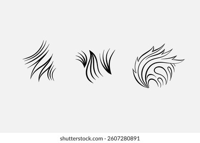 Outline Fire Vector Image for any size ideal for advertising and posters, personal project or t-shirts, mugs, books, logos, etc.