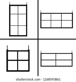 outline flat style isolated on - Vector 