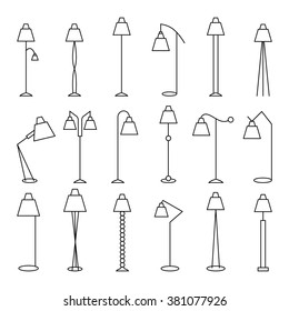 Outline floor lamp Set