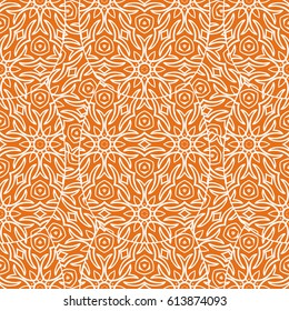 outline floral on sacred geometry pattern on color background. vector illustration. for design invitation, wallpaper, fabric