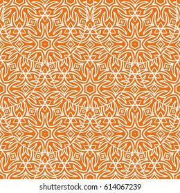 outline floral on sacred geometry pattern on color background. vector illustration. for design invitation, wallpaper, fabric