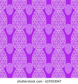 outline floral on sacred geometry pattern on color background. vector illustration. for design invitation, wallpaper, fabric