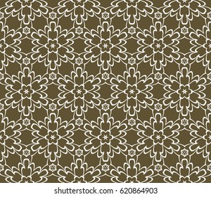 outline floral on sacred geometry pattern on color background. vector illustration. for design invitation, wallpaper, fabric