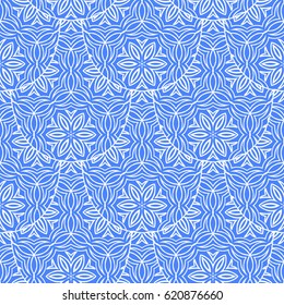 outline floral on sacred geometry pattern on color background. vector illustration. for design invitation, wallpaper, fabric