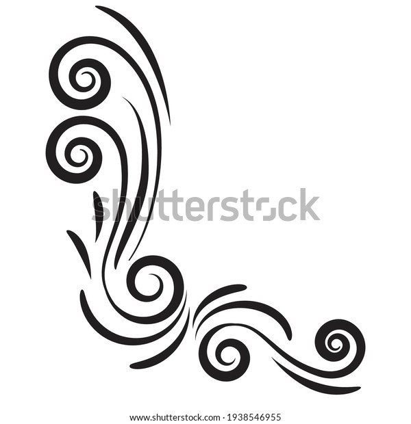 Outline floral pattern. Ornamental\
border for ribbons, fabric, wrapping, wallpaper, tape. Decorative\
design element for background and cover. Art\
work.