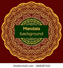 Outline flower mandala. decorative ornament. floral design element. vector illustration