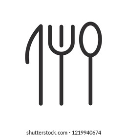 outline food area icon design illustration